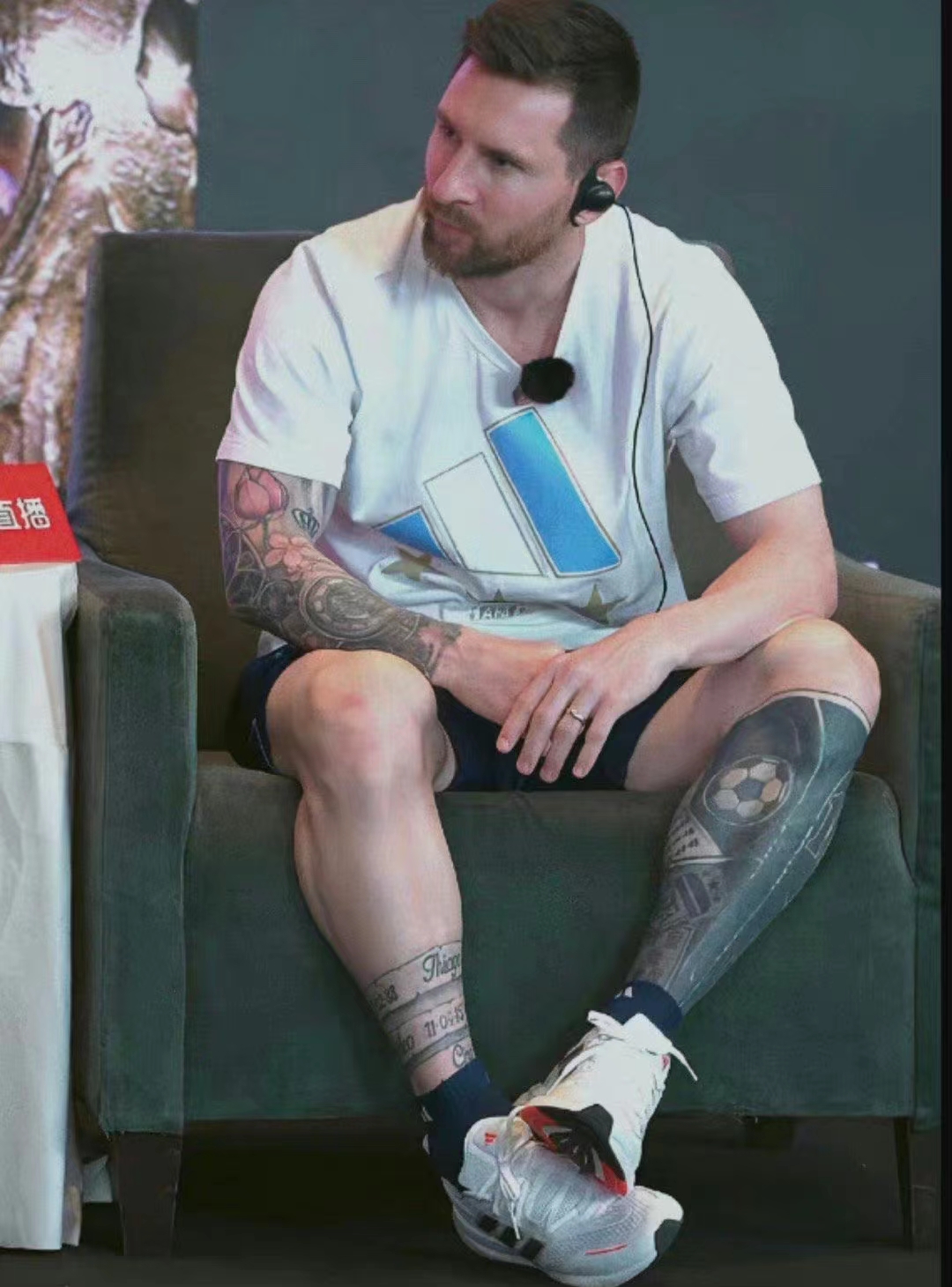 梅西淘宝直播间首秀畅谈未来计划