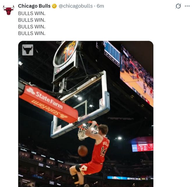 芝加哥公牛加时逆转勇士 布泽利斯41分创队史纪